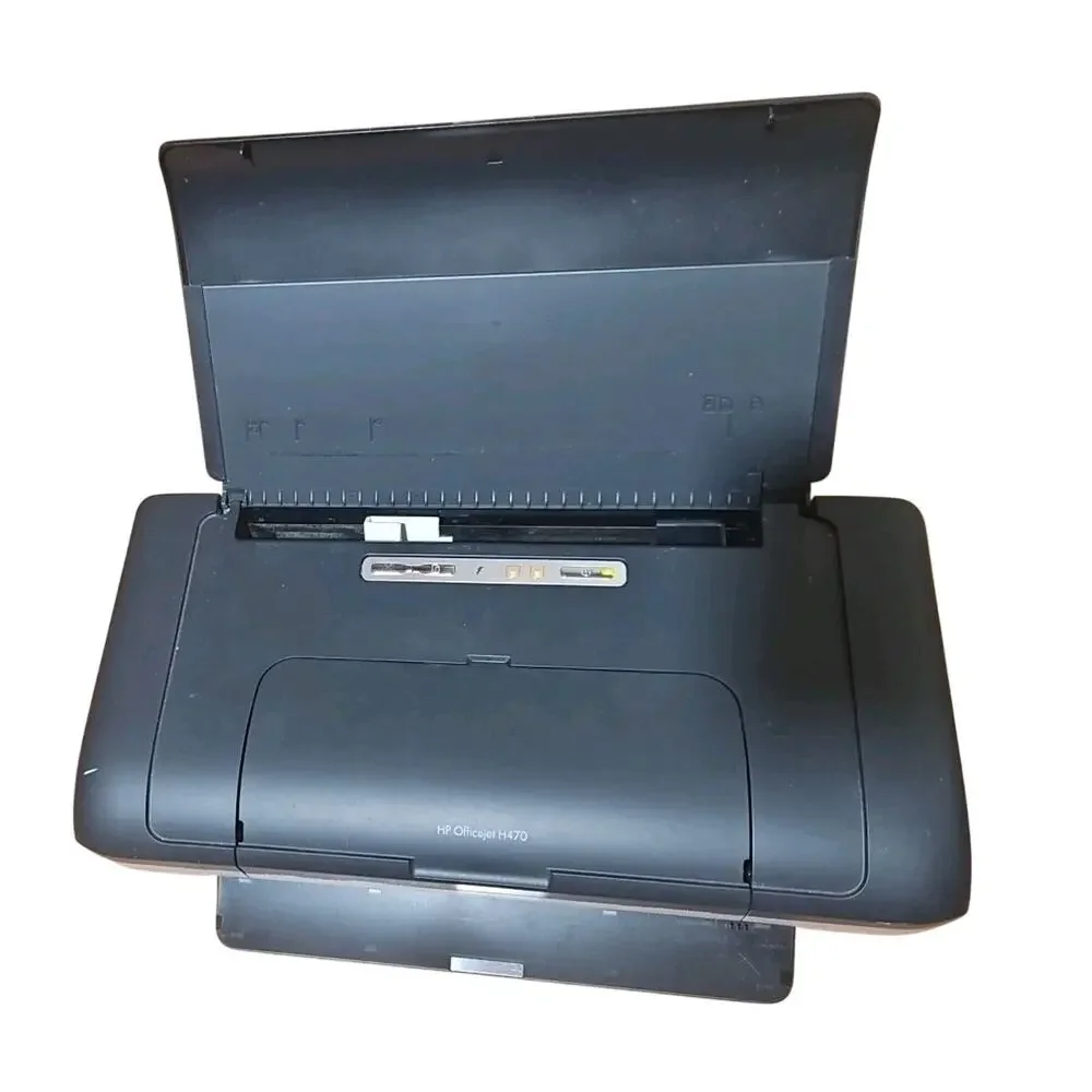 HP OfficeJet H470 Mobile Inkjet Printer No Cords, Tested Works
